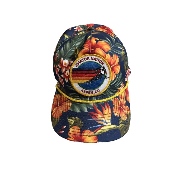 Aviator Nation Other - Aviator Nation Signature Aspen Vintage Safari Twill Low Rise Tropical Trucker